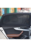 2 Adet Oto Güneşlik Perde Araba Yan Cam Perdesi Sineklik Önleyici Araç Içi Güneşliği Güneş Sinekliği
