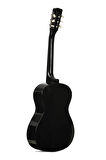 Siyah Gitar - 4/4 Boy Öğrenci Gitarı Kılıf Ve Pena Hediye !