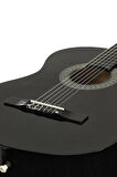 Siyah Gitar - 4/4 Boy Öğrenci Gitarı Kılıf Ve Pena Hediye !
