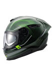 Y.100r Baron Mat Yeşil Kask