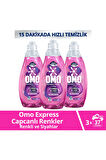 Omo Express Fresh Capcanlı Renkler Renkli ve Siyahlar Sıvı Çamaşır Deterjanı 3 x 1480 ML