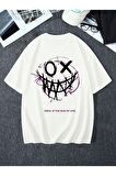 Unisex Komik Grafik Baskılı Oversize T-Shirt