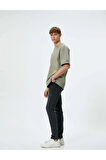 Skinny Fit Kot Pantolon - Michael Jean 4SAM40005ND SİYAH