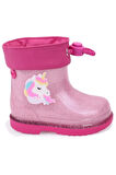 İGOR W10339 BIMBI UNICORNIO GLITTER 093-FUCSIA ÇOCUK YAĞMUR ÇİZMESİ