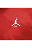 Jordan Essentials Baskılı Erkek Kırmızı Pamuklu T-Shirt