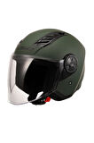 AIRFLOW 2 MAT YEŞİL MOTORCU KASKI