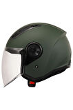 AIRFLOW 2 MAT YEŞİL MOTORCU KASKI
