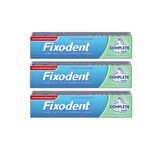 Fixodent  Complete Aroma Içermez Diş Protez Yapıştırıcı Krem 47gr X 3 Adet 9985