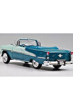 Koleksiyon 1955 Oldsmobile Super 88 Turquoise Green Metal Model Araba 