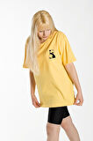 Kalp Baskılı Oversize Tshirt.