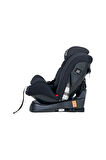4088 Strong Fix 0-36 kg Isofix'li Oto Koltuğu Füme - 360° Dönebilen Strongfix