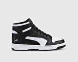 Puma Puma Rebound Layup Sl Puma Black-Puma Wh Erkek Siyah Sneaker 36957301