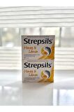 Strepsils Honey & Lemon 24 Pastil | Bal ve Limon Aromalı 2'Lİ SET