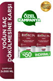 Saç Dökülmesine Karşı 2'li Şampuan 300 Ml