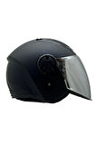 AIRFLOW 2 MAT SİYAH KASK GRİ CAM