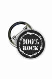 %100 Rock Buton Rozet