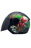 AIRFLOW 2 HAPPY DREAMS KASK SİYAH CAM