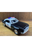 Polis Çek Bırak Lisanslı Model Araba Oyuncak Araba 1967 Camaro Oyuncak Polis Arabası Camaro