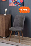 Armada Serisi 1.sınıf Yemek Odası Salon Cafe Mutfak Sandalyesi 4 Adet