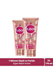 Superblend 1 Minute Onarıcı Süper Saç Bakım Kremi Güçlü Ve Parlak 170 ml X2