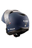 Strobe 2 Mat Navy Mavi Çene Açılır Kask