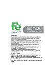 Diş Tozu Naneli / Smokers 50 gr