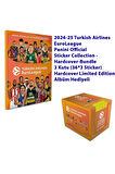 2024-25 Turkish Airlines EuroLeague Panini Official Sticker Collection Hardcover-Bundle Ltd Edition