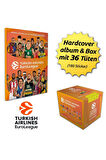 2024-25 Turkish Airlines EuroLeague Panini Official Sticker Collection Hardcover-Bundle Ltd Edition