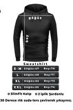 NO FEAR EJDERHA BASKLI KAPİŞONLU SWEAT