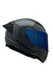 RAPID 2 SPOX GRİ-KIRMIZI KASK ŞEFFAF KASK CAMI HEDİYELİ