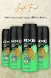 Jungle Fresh Erkek Deodorant Sprey 150 ml x 4 Adet