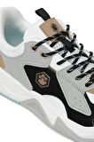 LUMBERJACK MANGA 4FX A GRI MAVI ERKEK SNEAKER AYAKKABI