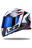 Storm 2 Racer Mavi-kırmızı Kask