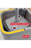 Ceraware Temiz ile Kirli Suyu Ayıran Kare Mop +2 Yedek Bez Hediyeli Otomatik Hijyen Temizlik Seti
