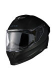 Y.100r Full Black Kapalı Motosiklet Kaskı