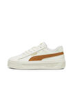 PUMA 39075812 SMASH PLATFORM V3 WARM WHITE KADIN SNEAKER