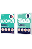 FENOMEN YAYINCILIK 8. Sınıf Türkçe B Soru Bankası + Türkçe Konu Denemeleri (2 Kitap)