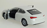 Oyuncak Metal Model Araba 1/36 Çek Bırak Beyaz Octavia