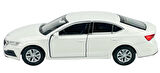 Oyuncak Metal Model Araba 1/36 Çek Bırak Beyaz Octavia