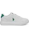 U.S.POLO ASSN.LINDA 4FX BEYAZ YEŞİL RAHAT KALIP SPOR AYAKKABISI