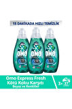 Omo Express Fresh Kötü Koku Karşıtı Beyaz ve Renkliler Sıvı Çamaşır Deterjanı 3 x 1480 ML