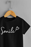 Çocuk Tişört Smile Baskılı