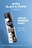 MEN Erkek Sprey Deodorant Black & White Invisible Original 150ml, 72 Saat Anti-Perspirant, X5 Adet
