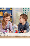Spider And His Amazing Friends Motosiklet Ve Figür Morales Spider Man F7460
