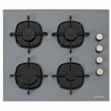 Silverline BO6503S01 - CS5335S01 - 3457 Soho 60 Gri Cam Ankastre Set