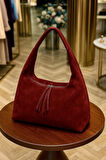 Luxe Suede Hobo Omuz Çantası