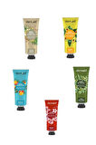 5'li set Kenevir Tohumu+Mango+Kiraz+Avakado+Zeytinyağlı Yağlı El ve Vücut Kremi 30 ml