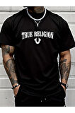 Sun&North Erkek True Religion Baskılı Süprem T-shirt