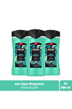 Axe Duş Jeli Aqua Bergamot Etkili 300 ml x 3 Adet