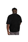 Unisex Oversize Siyah Good Tımes T-shirt
